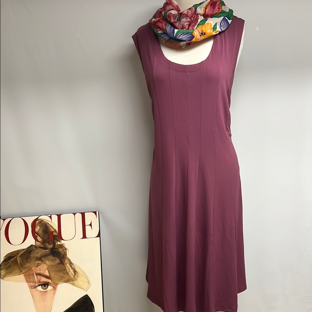Coldwater Creek Plum Midi Dress